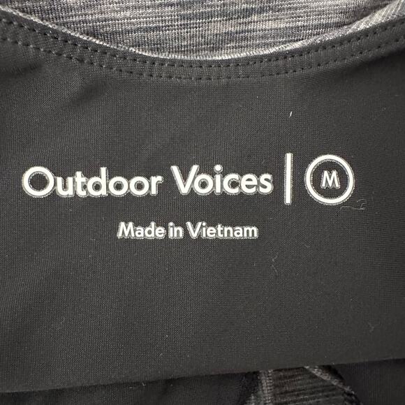 Outdoor Voices Freeform Unitard Bodysuit Heathered Charcoal | Gray | SZ M - Picture 12 of 13